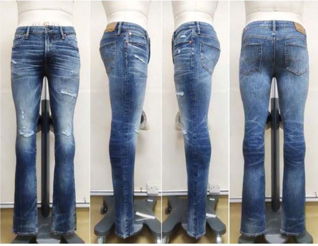 MENS STACKED SKINNY JEANS